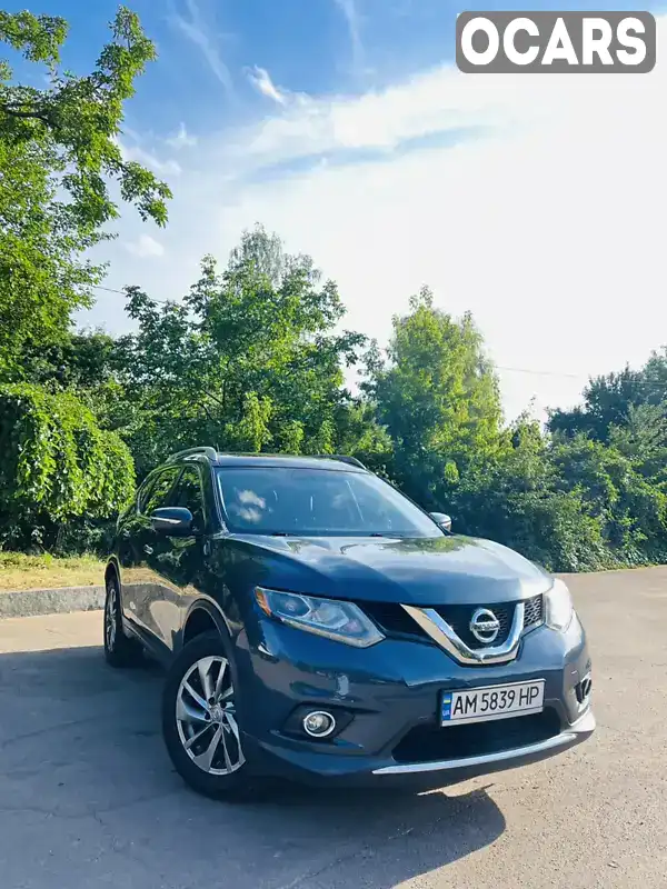 Позашляховик / Кросовер Nissan Rogue 2015 2.49 л. Варіатор обл. Житомирська, Чуднів - Фото 1/11