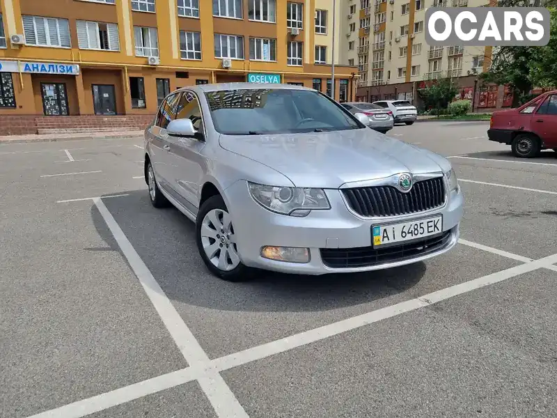 Ліфтбек Skoda Superb 2012 1.8 л. Автомат обл. Київська, Вишневе - Фото 1/10