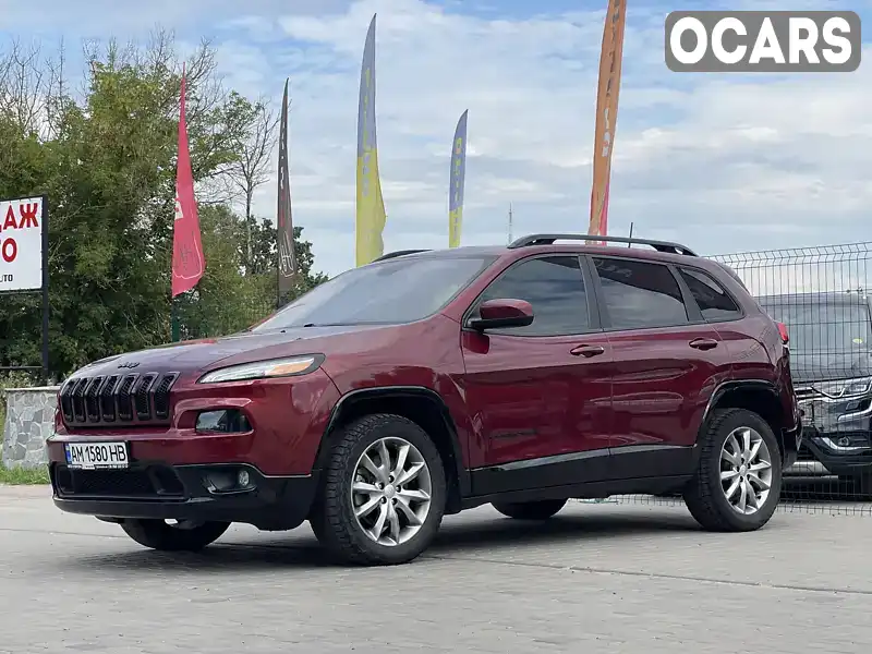 Позашляховик / Кросовер Jeep Cherokee 2018 2.36 л. Автомат обл. Житомирська, Бердичів - Фото 1/21