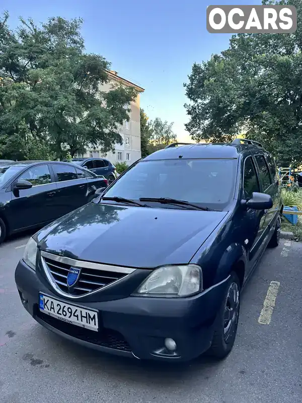 Універсал Dacia Logan MCV 2008 1.6 л. Ручна / Механіка обл. Київська, Біла Церква - Фото 1/7