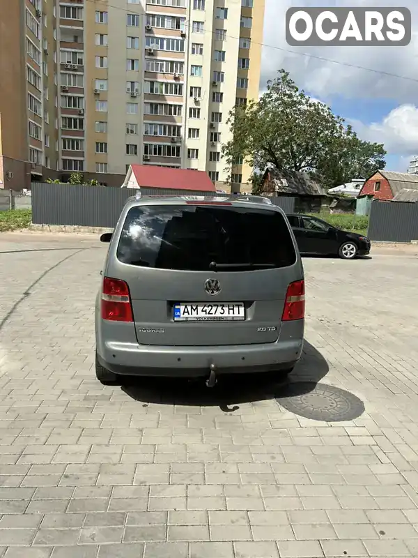 WVGZZZ1TZ6W213019 Volkswagen Touran 2006 Мінівен 1.97 л. Фото 9