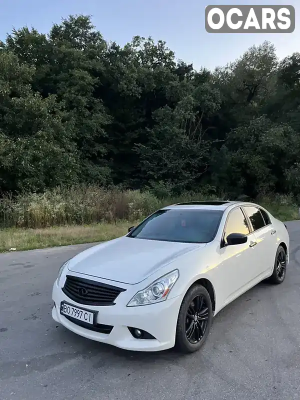 Седан Infiniti G25 2010 2.5 л. Автомат обл. Тернопільська, Чортків - Фото 1/17