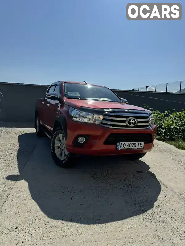 Пікап Toyota Hilux 2016 2.8 л. Автомат обл. Закарпатська, Тячів - Фото 1/17