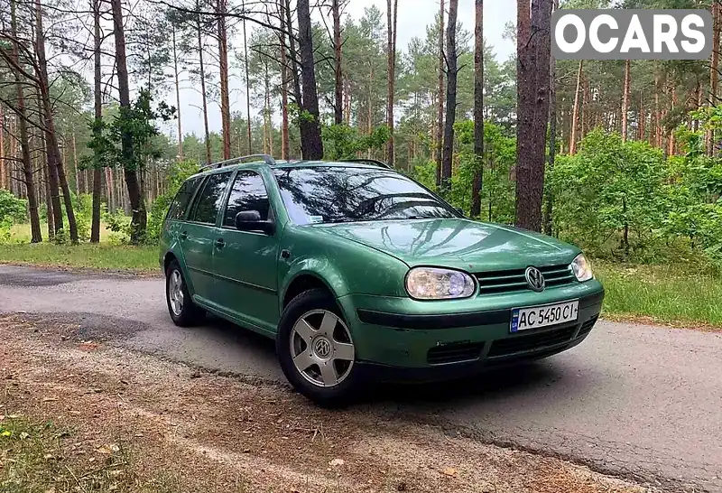 Універсал Volkswagen Golf 2002 1.9 л. Автомат обл. Волинська, Маневичі - Фото 1/8