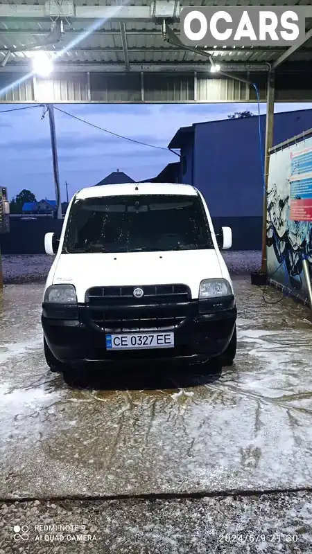 Мінівен Fiat Doblo 2001 1.9 л. Ручна / Механіка обл. Чернівецька, Чернівці - Фото 1/8