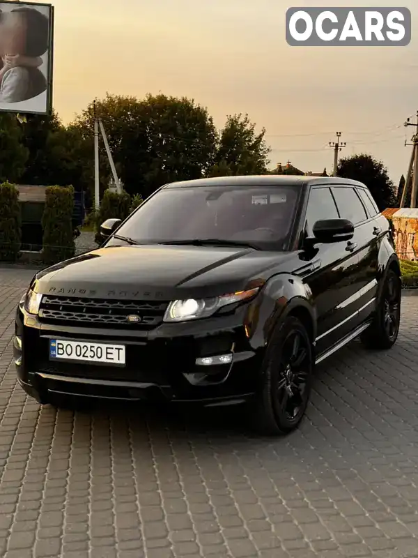 Внедорожник / Кроссовер Land Rover Range Rover Evoque 2013 2 л. Автомат обл. Тернопольская, Тернополь - Фото 1/21