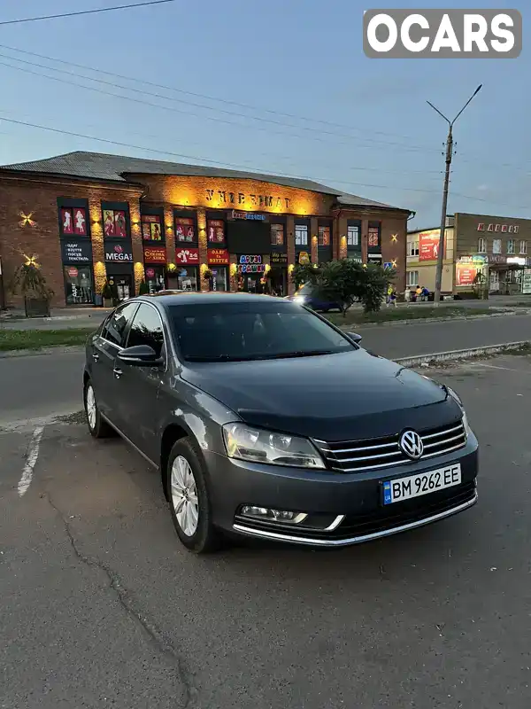 Седан Volkswagen Passat 2012 1.8 л. Робот обл. Сумська, Конотоп - Фото 1/13