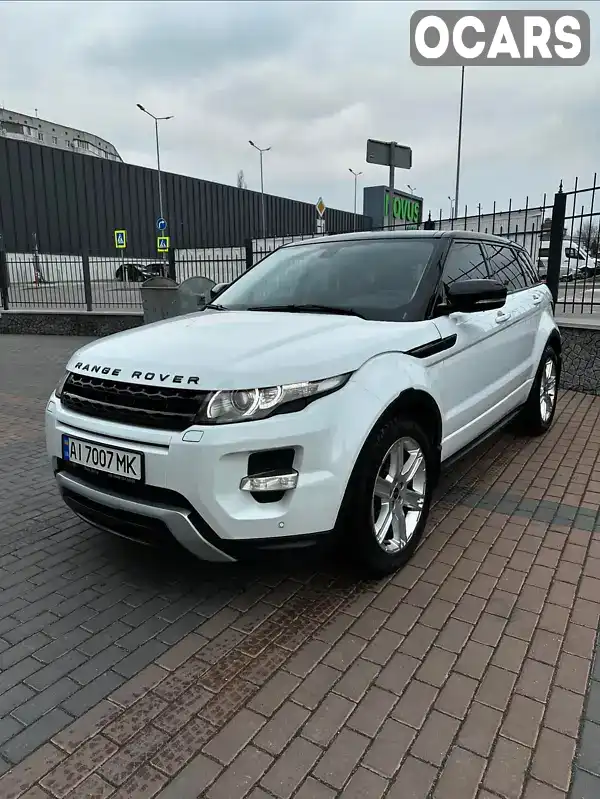 Позашляховик / Кросовер Land Rover Range Rover Evoque 2012 2.18 л. Автомат обл. Київська, Біла Церква - Фото 1/14