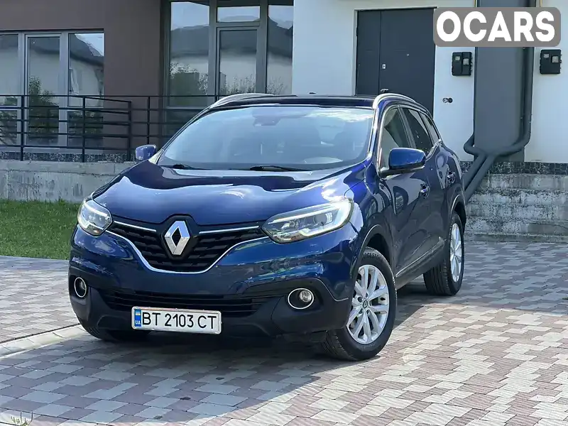 Позашляховик / Кросовер Renault Kadjar 2016 1.5 л. Автомат обл. Тернопільська, location.city.probizhna - Фото 1/21