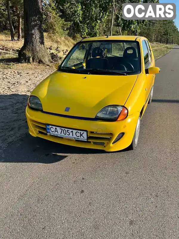 Хетчбек Fiat Seicento 2003 1.1 л. Ручна / Механіка обл. Черкаська, Канів - Фото 1/20