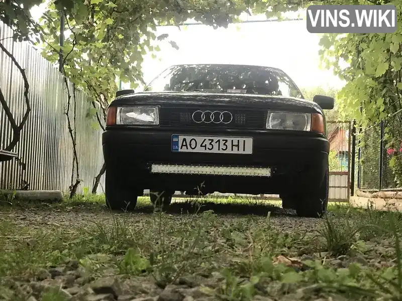 Седан Audi 80 1989 1.8 л. Ручна / Механіка обл. Закарпатська, location.city.turi_remety - Фото 1/9