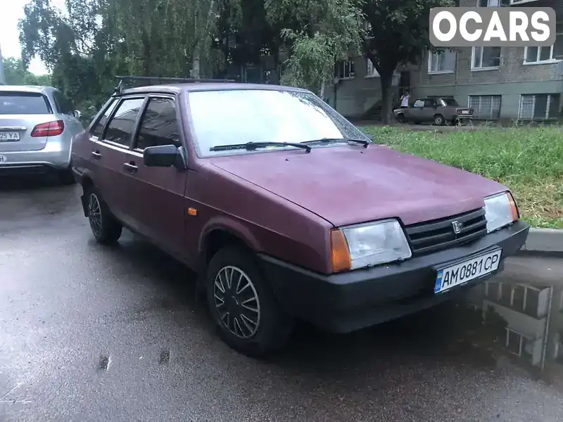 Седан ВАЗ / Lada 21099 2005 1.5 л. Ручная / Механика обл. Житомирская, Житомир - Фото 1/13