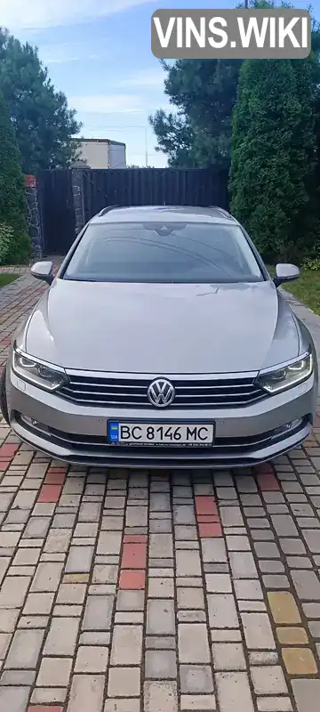 Універсал Volkswagen Passat 2016 1.6 л. Автомат обл. Львівська, Львів - Фото 1/21