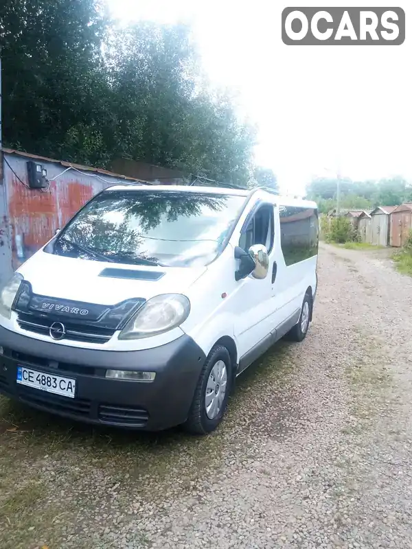 Мінівен Opel Vivaro 2003 1.87 л. Ручна / Механіка обл. Чернівецька, Чернівці - Фото 1/10