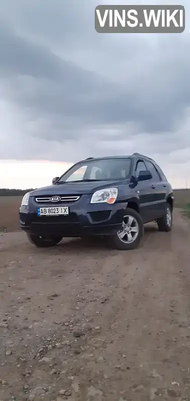 Позашляховик / Кросовер Kia Sportage 2008 1.99 л. Ручна / Механіка обл. Вінницька, Муровані Курилівці - Фото 1/8