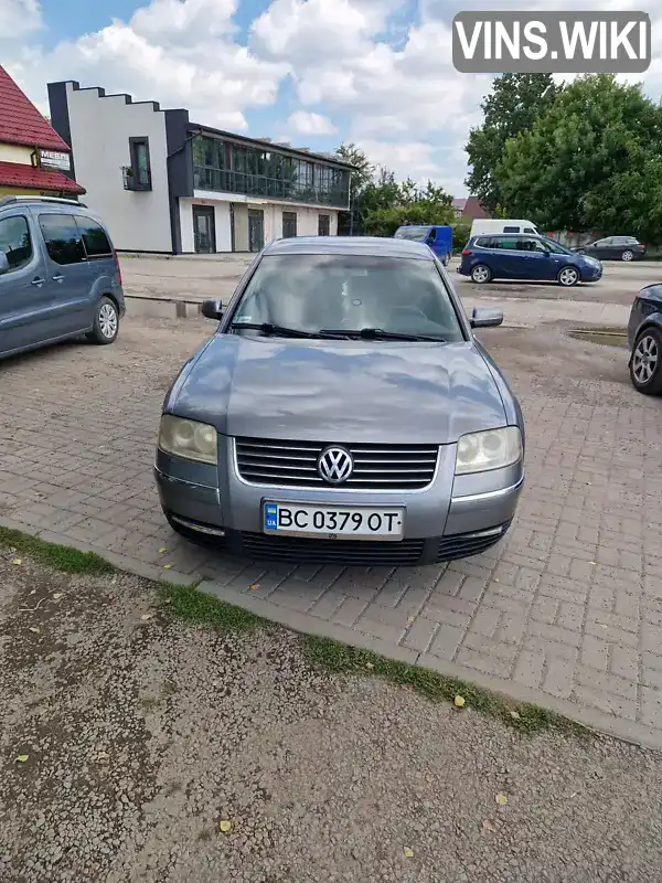 Седан Volkswagen Passat 2002 1.9 л. Ручная / Механика обл. Львовская, Броды - Фото 1/8