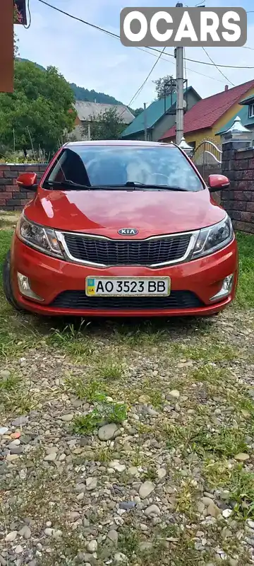 Седан Kia Rio 2012 1.6 л. Автомат обл. Закарпатська, Тячів - Фото 1/12