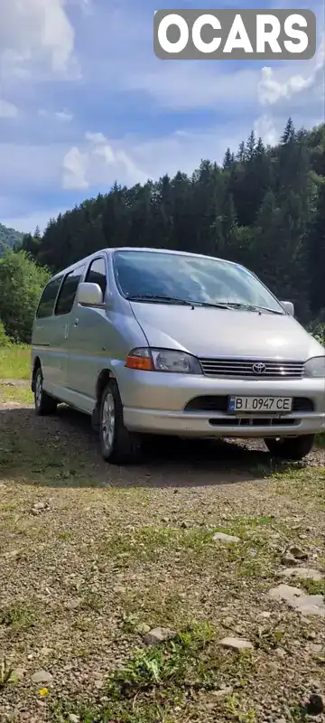 Мікровен Toyota Hiace 2004 2.5 л. Ручна / Механіка обл. Закарпатська, Тячів - Фото 1/11