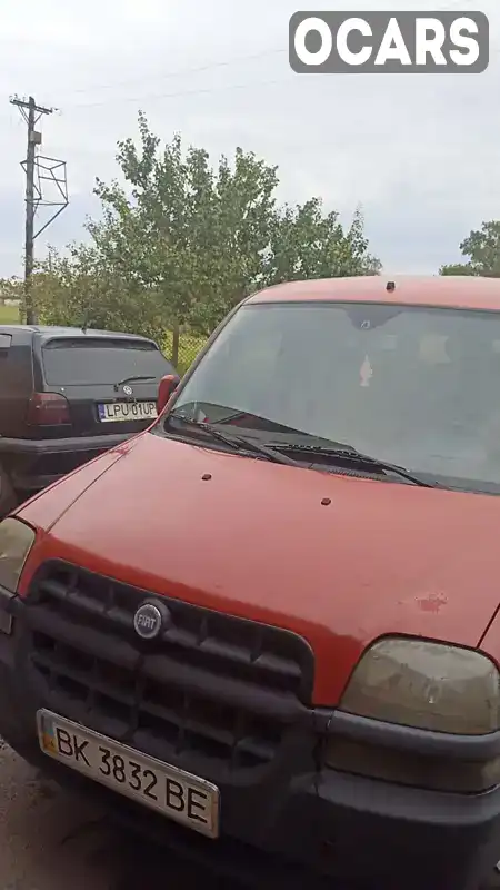 Мінівен Fiat Doblo 2002 1.91 л. Ручна / Механіка обл. Рівненська, Дубровиця - Фото 1/8