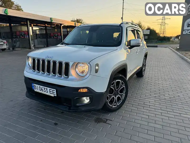 Позашляховик / Кросовер Jeep Renegade 2015 2.36 л. Автомат обл. Полтавська, Кременчук - Фото 1/21