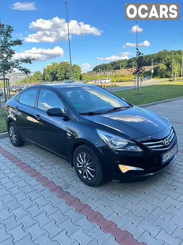 Седан Hyundai Solaris 2016 1.6 л. Автомат обл. Житомирська, Овруч - Фото 1/14