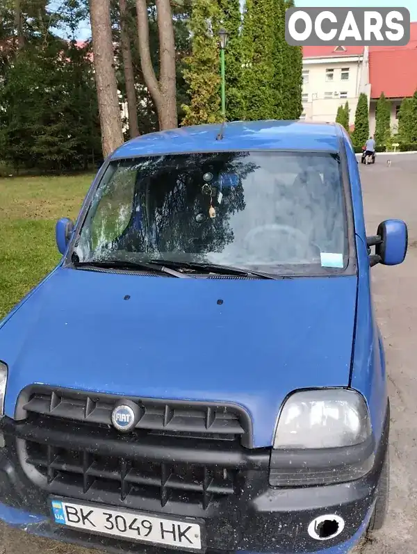 Мінівен Fiat Doblo 2004 1.9 л. Ручна / Механіка обл. Рівненська, Рівне - Фото 1/9