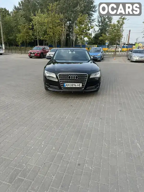 Седан Audi A8 2011 2.97 л. Автомат обл. Житомирська, Житомир - Фото 1/21