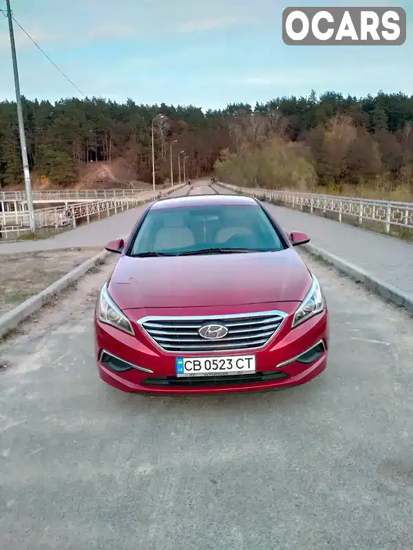 Седан Hyundai Sonata 2015 2.36 л. Автомат обл. Чернігівська, Чернігів - Фото 1/21