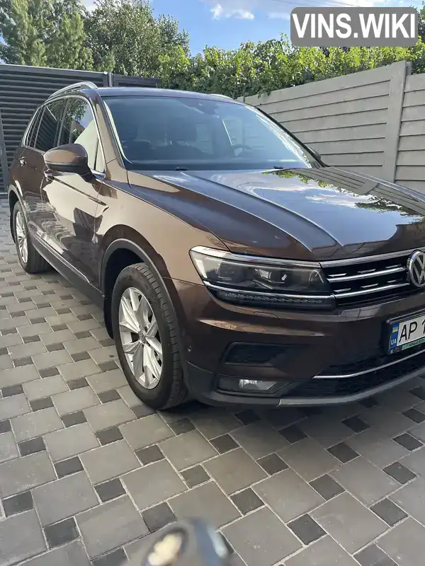 Внедорожник / Кроссовер Volkswagen Tiguan 2017 1.97 л. Автомат обл. Запорожская, Запорожье - Фото 1/16