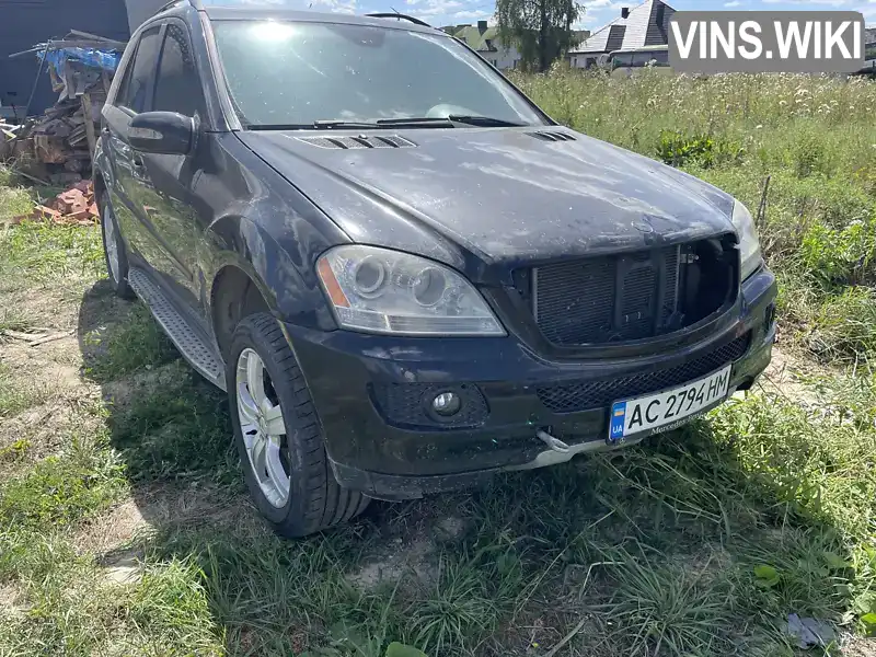 Позашляховик / Кросовер Mercedes-Benz M-Class 2006 3.5 л. Автомат обл. Волинська, Ковель - Фото 1/7