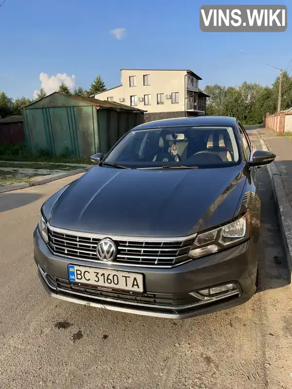 Седан Volkswagen Passat 2016 1.8 л. Автомат обл. Львовская, Яворов - Фото 1/12