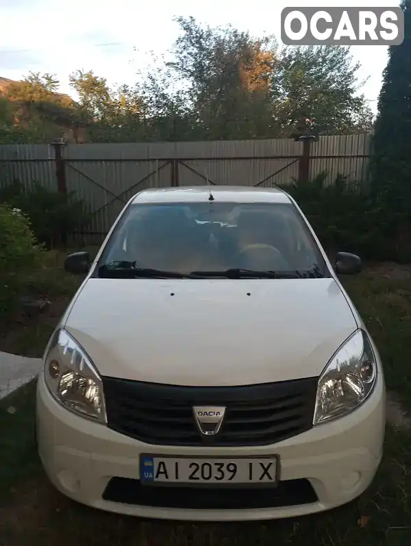 Хетчбек Dacia Sandero 2011 1.15 л. Ручна / Механіка обл. Київська, Ірпінь - Фото 1/11