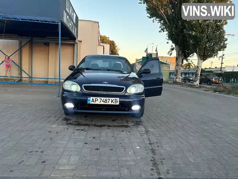 Седан Daewoo Lanos 2002 1.5 л. Ручна / Механіка обл. Запорізька, Запоріжжя - Фото 1/13