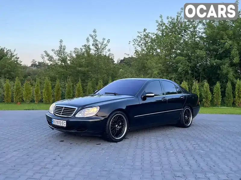 Седан Mercedes-Benz S-Class 2002 5 л. Автомат обл. Тернопільська, Зборів - Фото 1/9