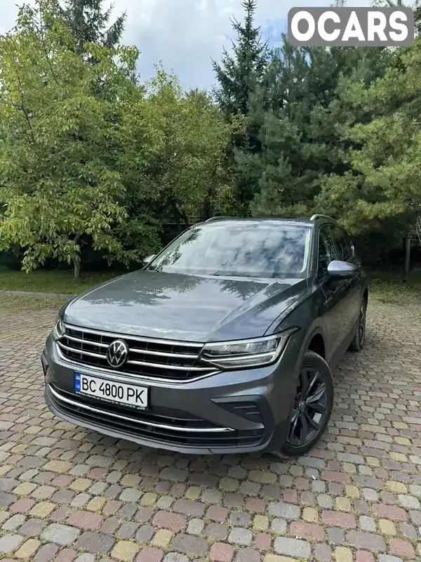 Позашляховик / Кросовер Volkswagen Tiguan 2021 1.98 л. Автомат обл. Закарпатська, Ужгород - Фото 1/21