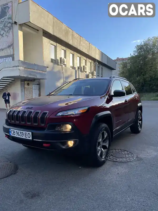 Позашляховик / Кросовер Jeep Cherokee 2015 2.36 л. Автомат обл. Чернігівська, Чернігів - Фото 1/12