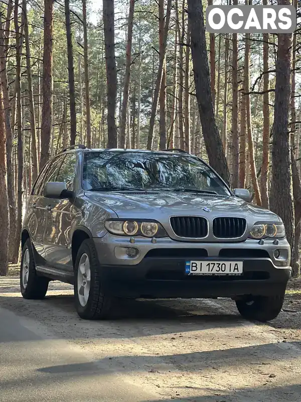 Позашляховик / Кросовер BMW X5 2005 3 л. Автомат обл. Полтавська, Зіньків - Фото 1/12