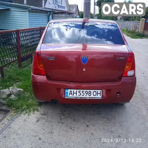 Седан Dacia Logan 2006 1.39 л. Ручна / Механіка обл. Київська, Фастів - Фото 1/20