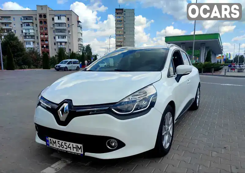 Універсал Renault Clio 2014 1.5 л. Ручна / Механіка обл. Житомирська, Звягель - Фото 1/21