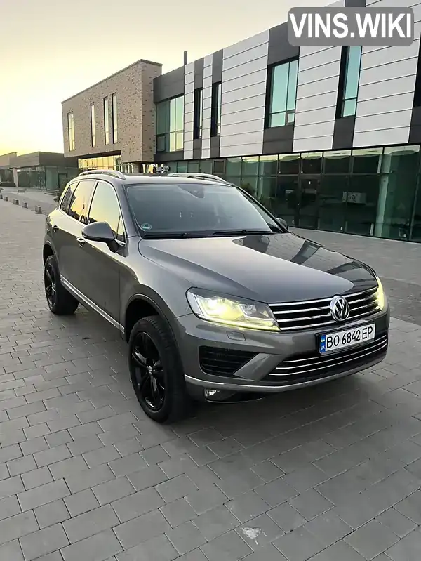 Внедорожник / Кроссовер Volkswagen Touareg 2017 2.97 л. Автомат обл. Тернопольская, Тернополь - Фото 1/21