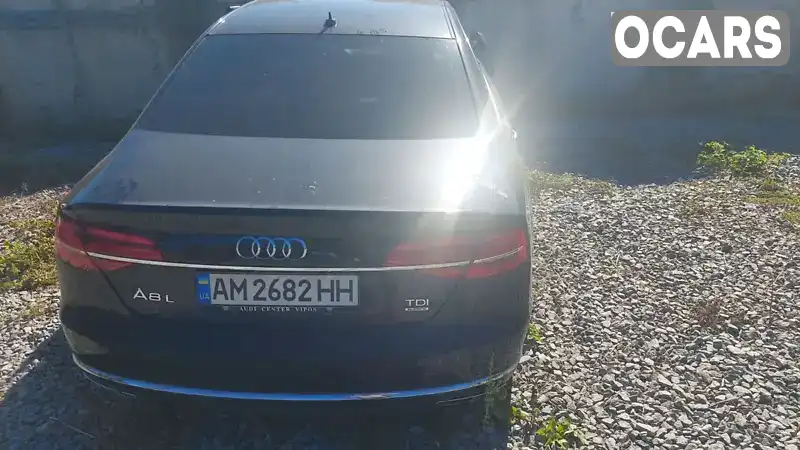 Седан Audi A8 2017 2.97 л. Автомат обл. Житомирська, Житомир - Фото 1/15