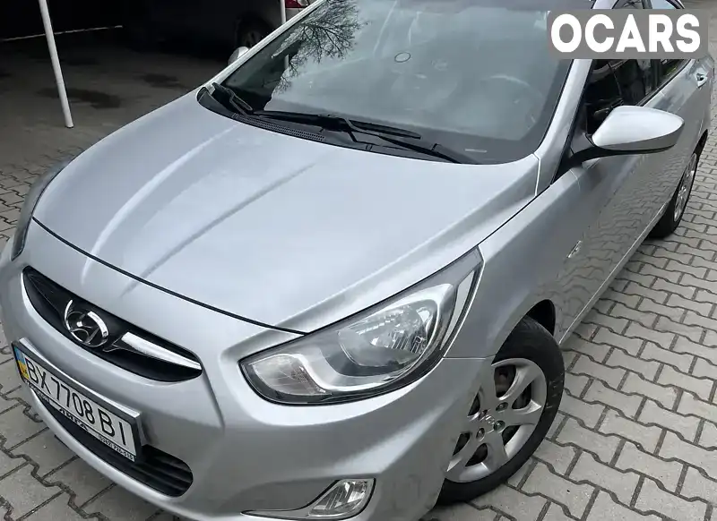 Седан Hyundai Accent 2013 1.4 л. Ручна / Механіка обл. Хмельницька, Хмельницький - Фото 1/14