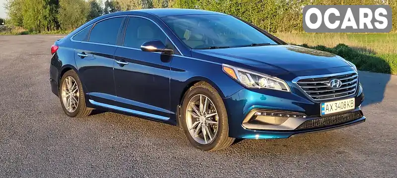 Седан Hyundai Sonata 2015 2 л. Автомат обл. Полтавська, Полтава - Фото 1/21