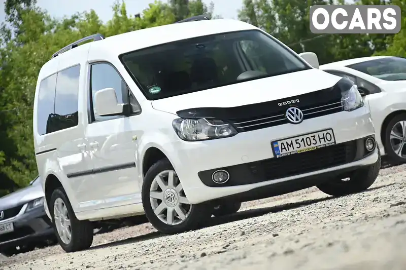 Мінівен Volkswagen Caddy 2012 1.97 л. Ручна / Механіка обл. Житомирська, Бердичів - Фото 1/21