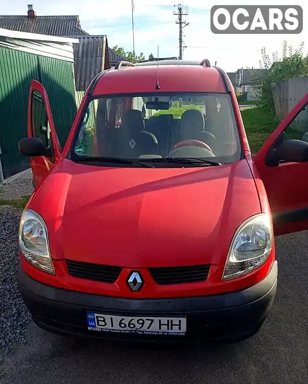 Мінівен Renault Kangoo 2004 1.6 л. Ручна / Механіка обл. Полтавська, Полтава - Фото 1/11