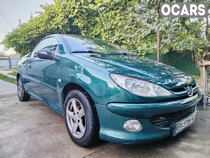 Кабриолет Peugeot 206 2003 1.6 л. Автомат обл. Житомирская, Житомир - Фото 1/15