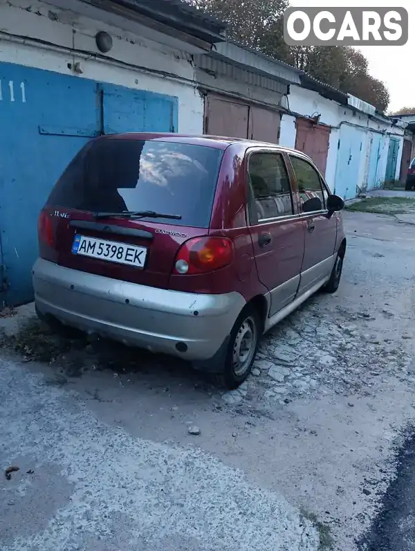 Хэтчбек Daewoo Matiz 2008 1 л. Ручная / Механика обл. Житомирская, Житомир - Фото 1/5