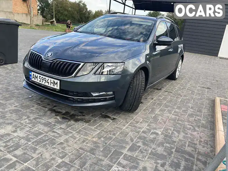 Універсал Skoda Octavia 2017 1.97 л. Ручна / Механіка обл. Житомирська, Звягель - Фото 1/14