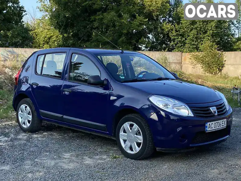 Хетчбек Dacia Sandero 2009 1.4 л. Ручна / Механіка обл. Волинська, Ковель - Фото 1/21