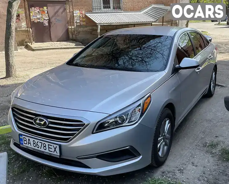 Седан Hyundai Sonata 2016 2.36 л. Автомат обл. Кіровоградська, Кропивницький (Кіровоград) - Фото 1/9